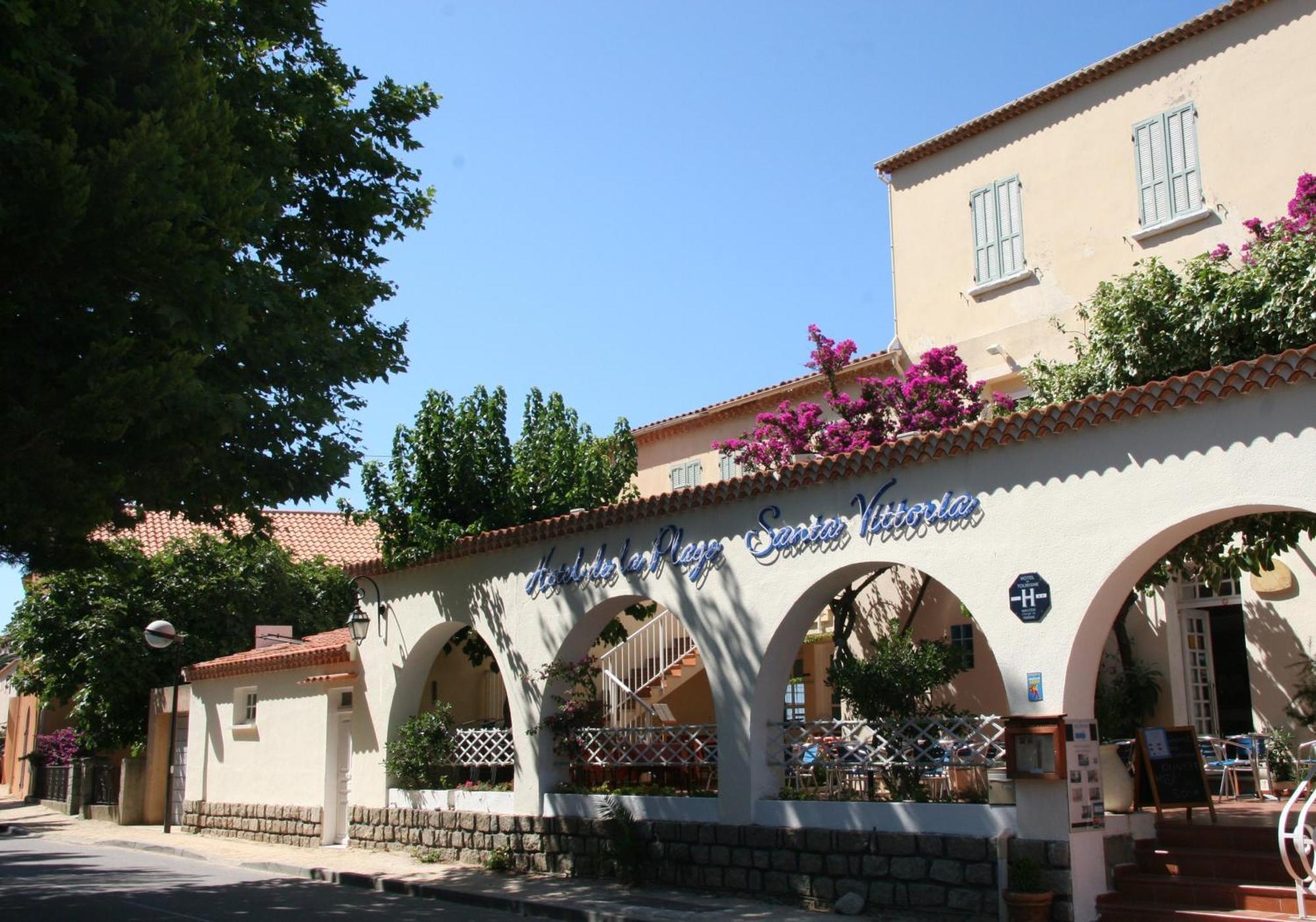 Hotel De La Plage Santa Vittoria Algajola  Eksteriør bilde