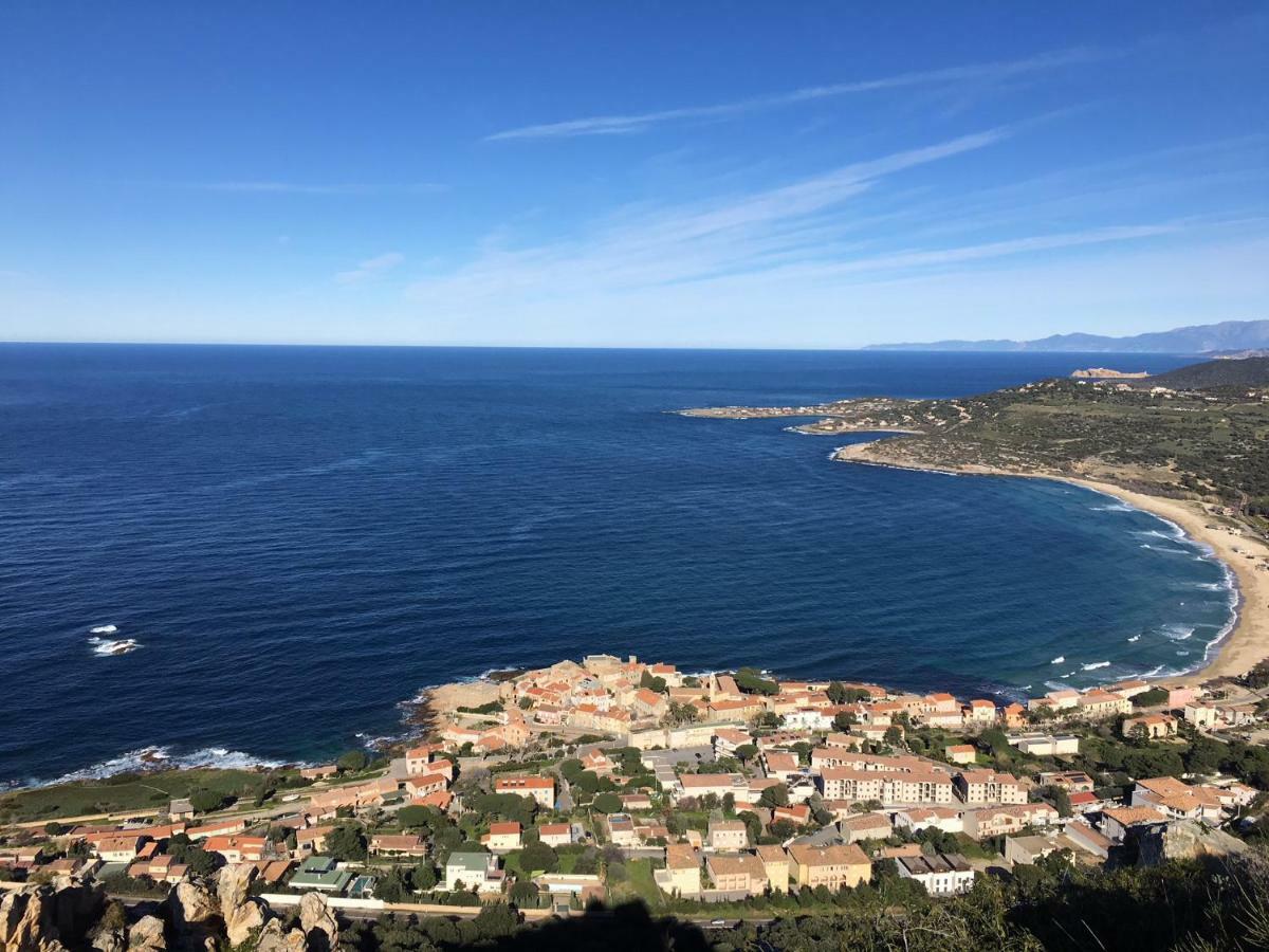 Hotel De La Plage Santa Vittoria Algajola  Eksteriør bilde