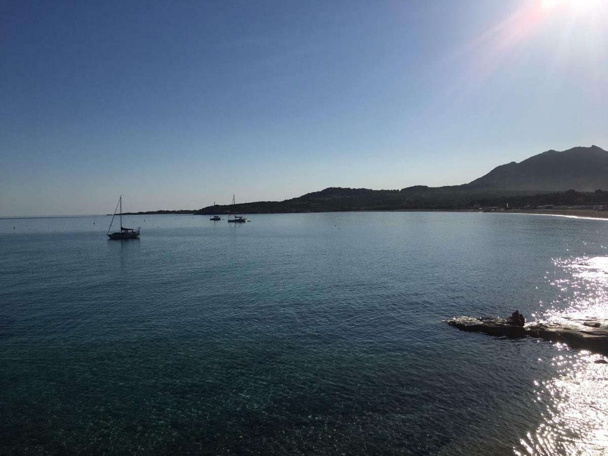 Hotel De La Plage Santa Vittoria Algajola  Eksteriør bilde